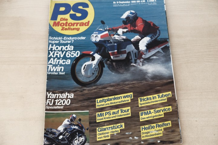 Deckblatt PS Sport Motorrad (09/1988)